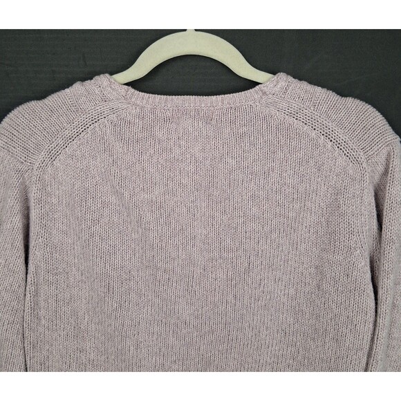 Women’s Van Heusen Cable Knit Crew Neck Sweater Lavender Large - Picture 6 of 12